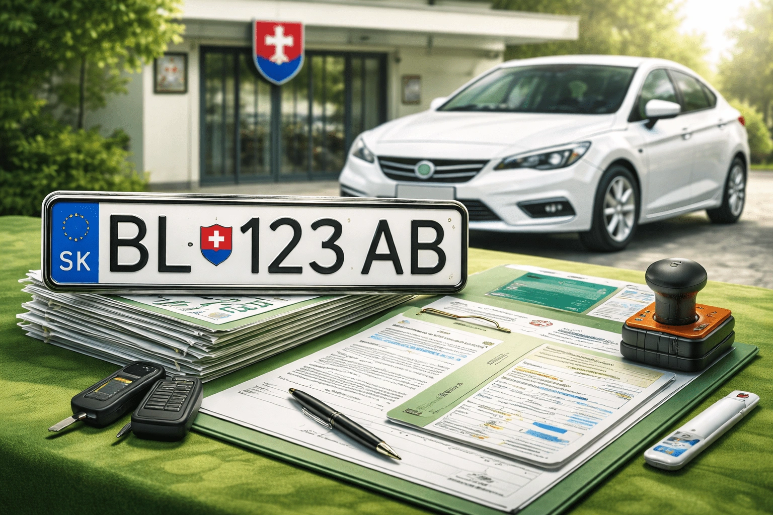 Prihlásenie vozidla