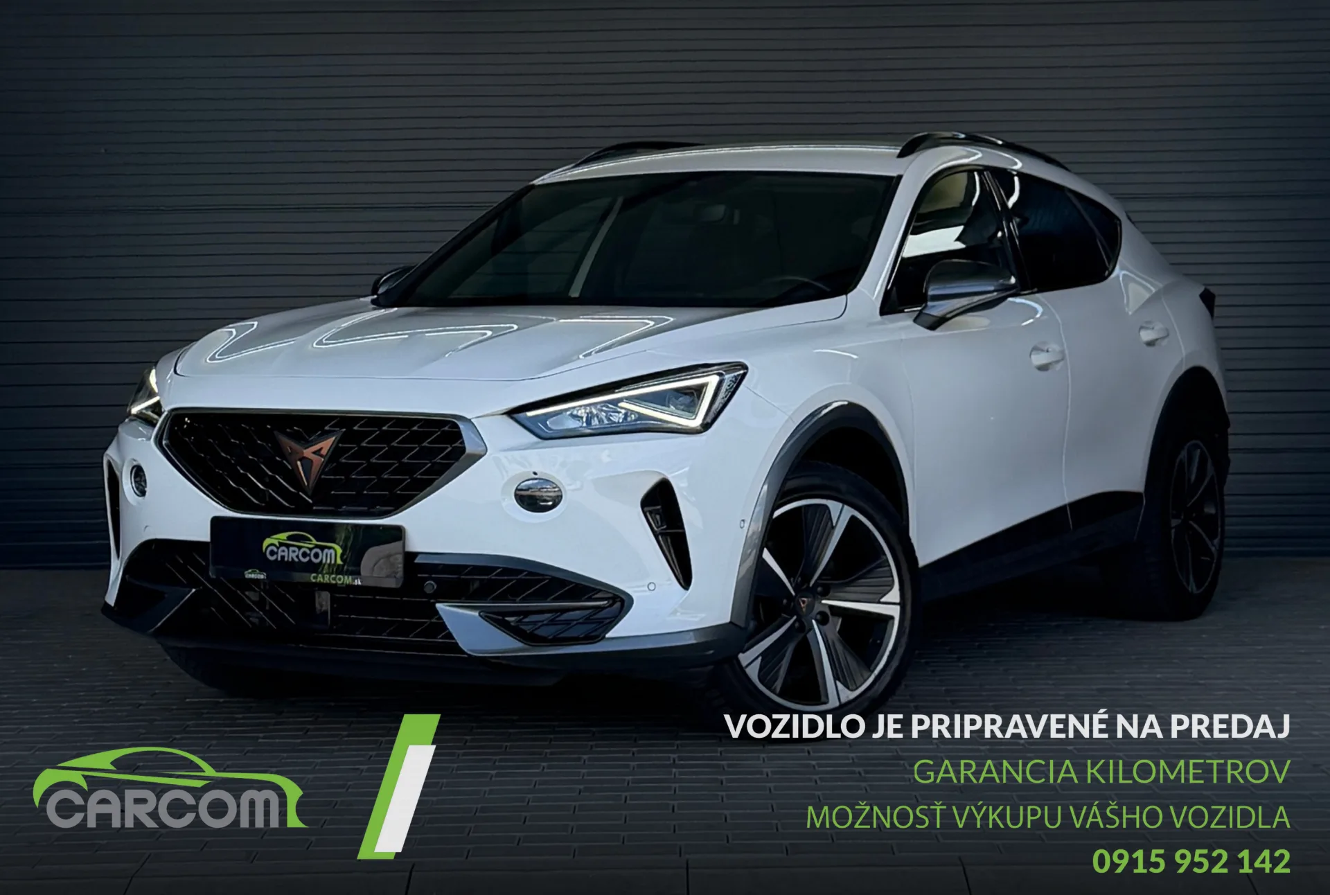 Cupra Formentor 1.5 TSI 150k DSG vozidlo Carcom