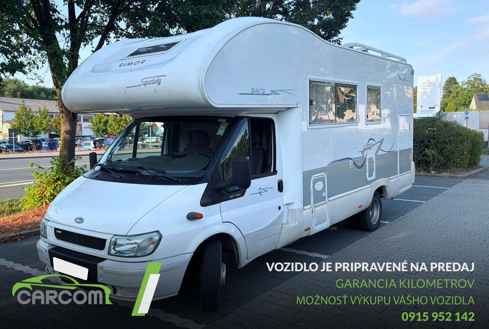 Ford Transit RIMOR vozidlo Carcom
